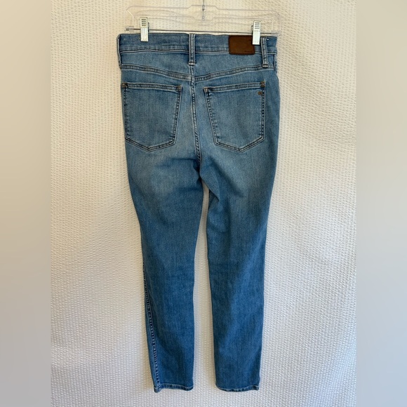 Madewell Blue High Rise 10” Skinny Crop Denim Jeans Size: 26 - Picture 2 of 9